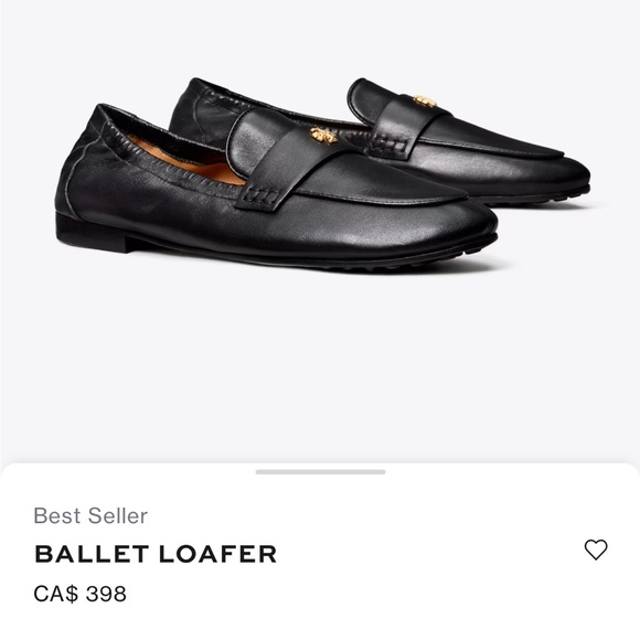 NEW Tory Burch Ballet Loafer Black size 7 - Picture 2 of 8
